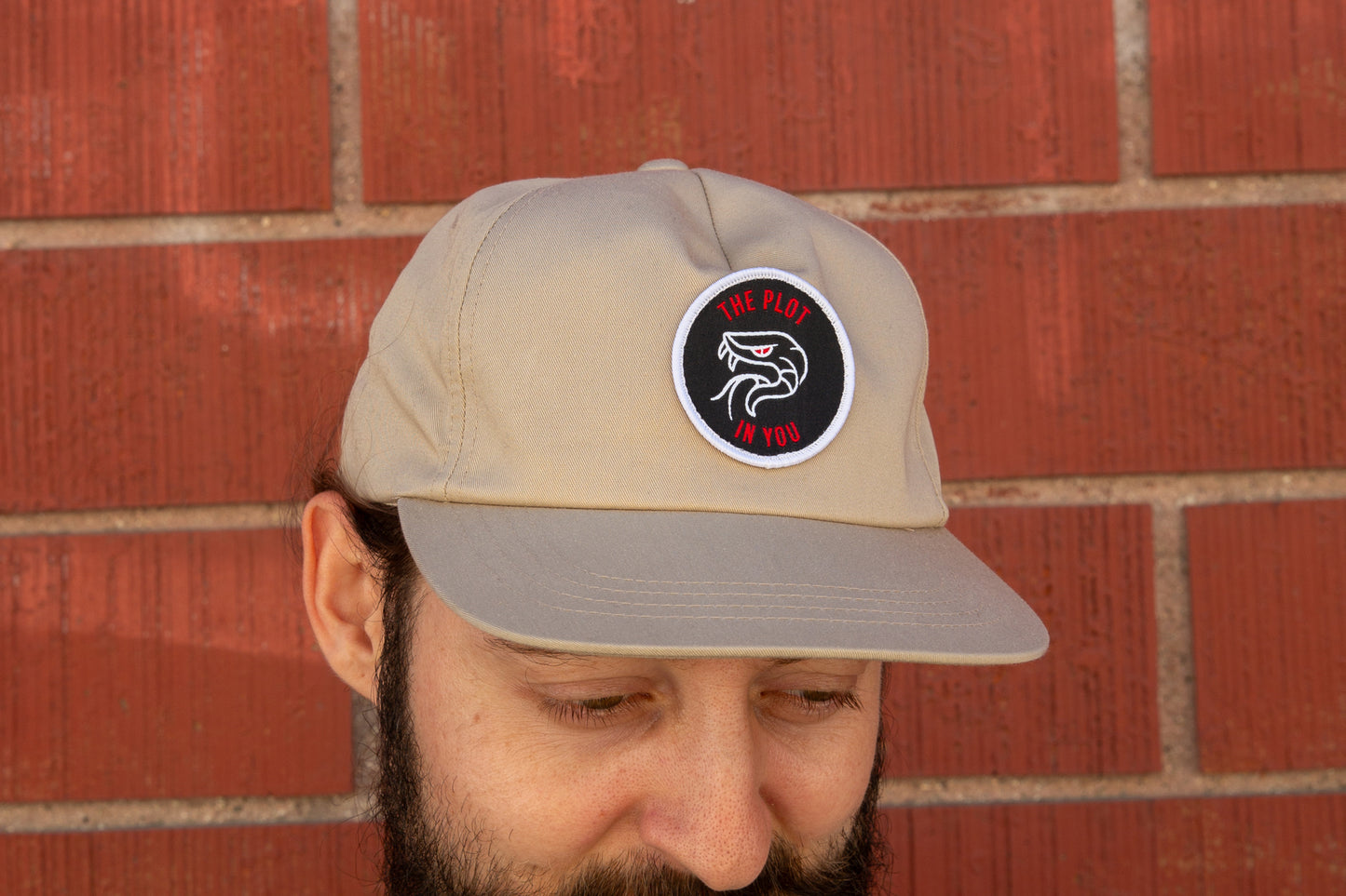 Snake Head Khaki Hat