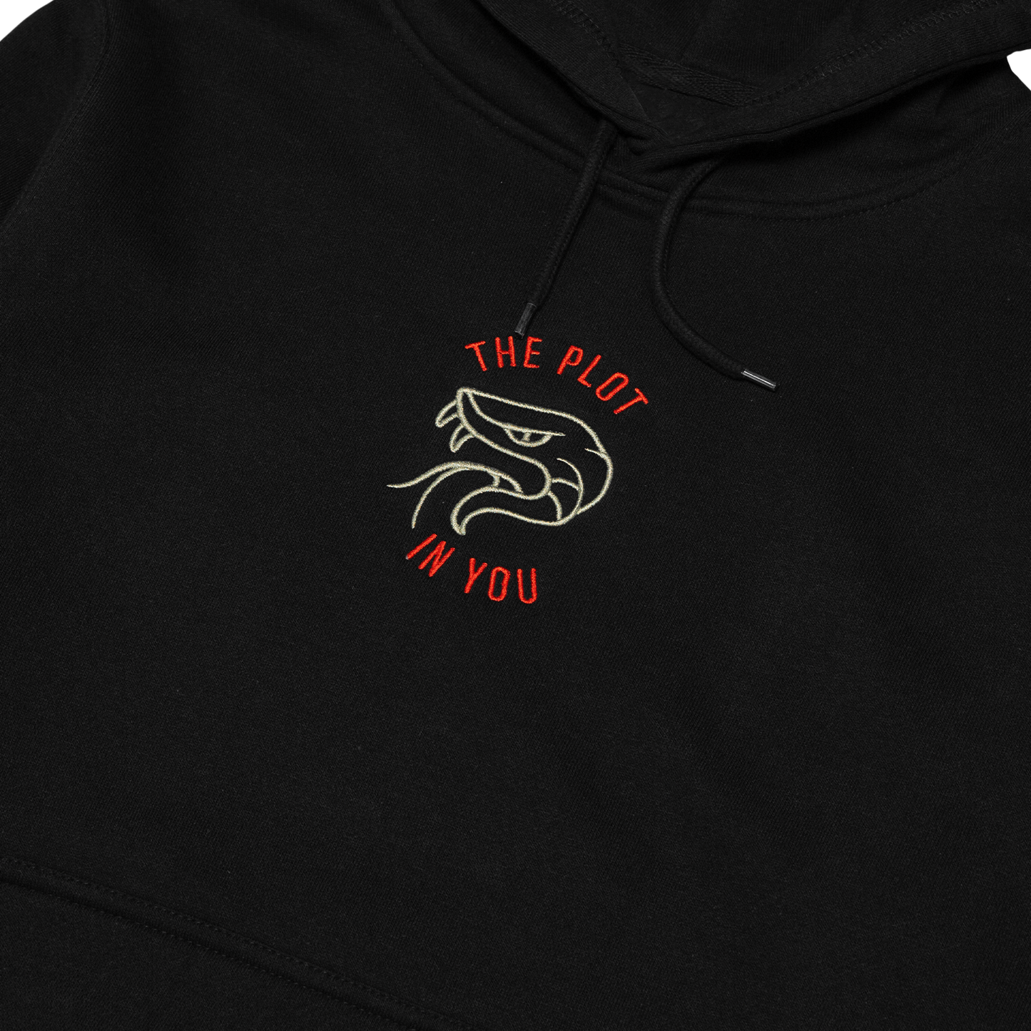 Snake Head Black Hoodie