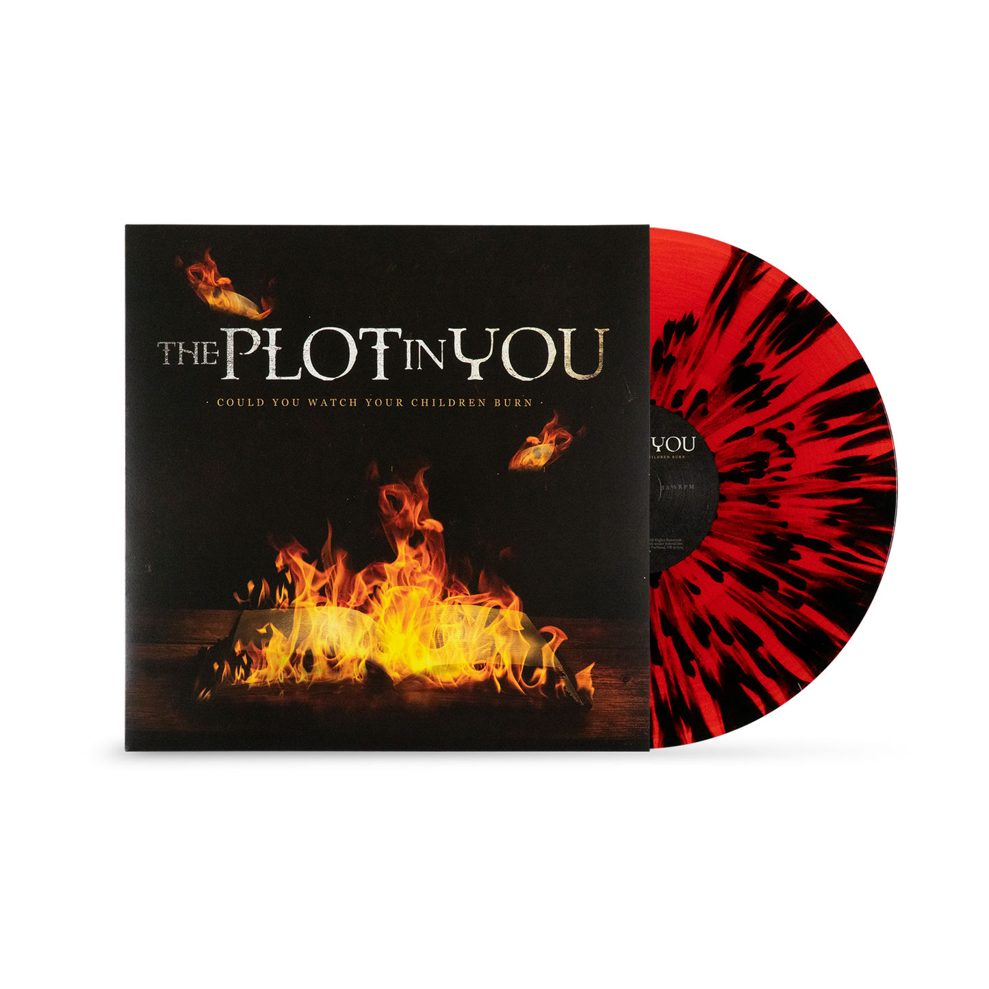 Could You Watch Your Children Burn Vinyl (Red Black Splatter)