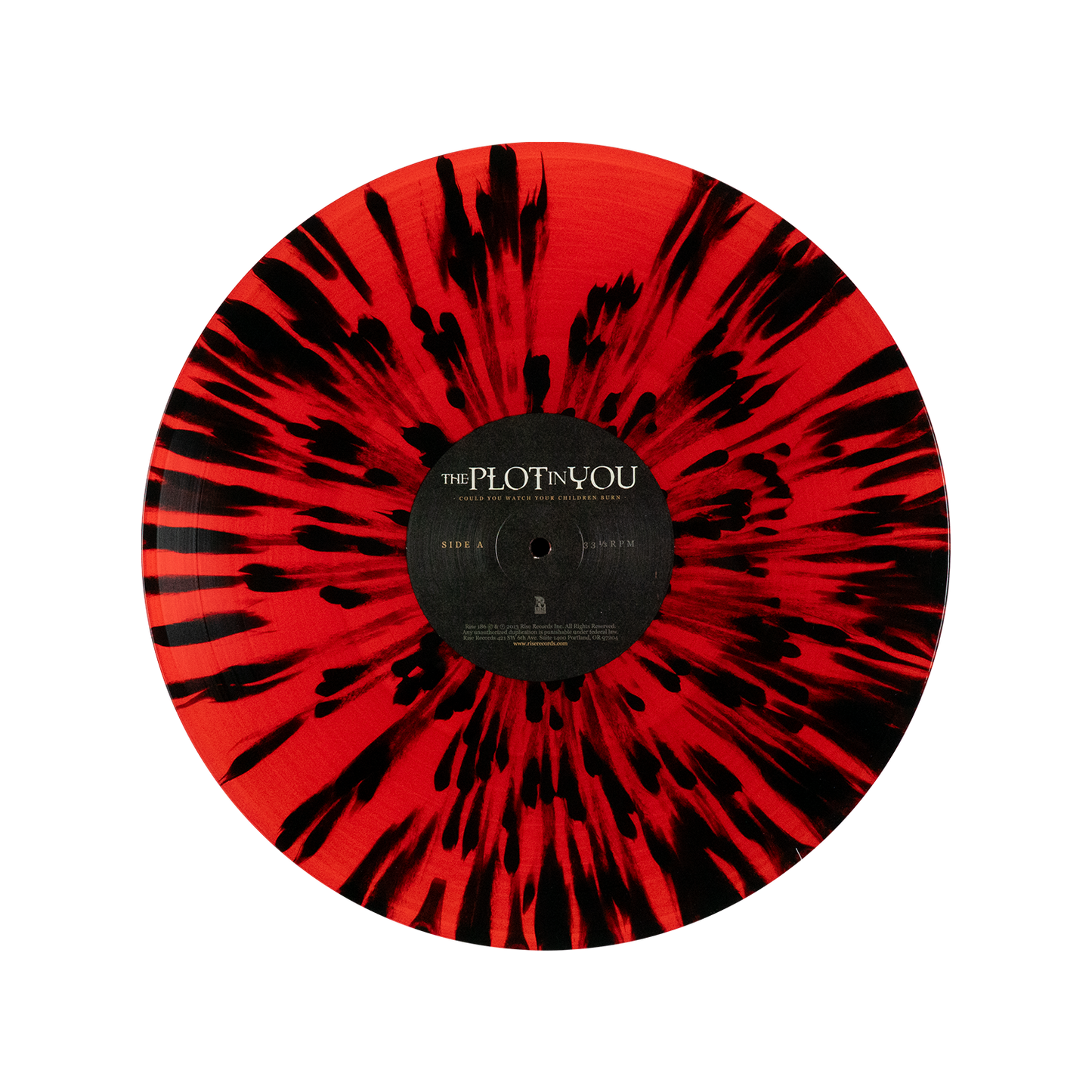 Could You Watch Your Children Burn Vinyl (Red Black Splatter)